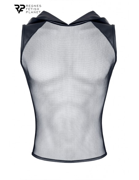 T-shirt à capuche en mesh - Regnes - Men Avenue - SexShop Gay