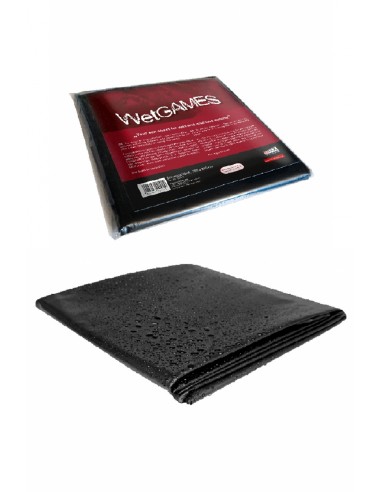  Drap vinyle noir WetGAMES - Joydivision - Men Avenue - SexShop Gay