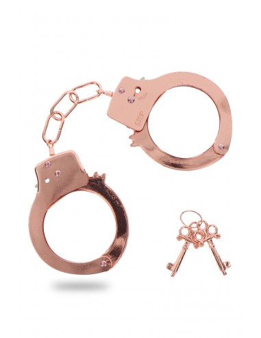  Menottes métal rose gold - Toy Joy - Men Avenue - SexShop Gay