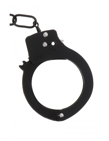  Menottes métal noires - Toy Joy - Men Avenue - SexShop Gay