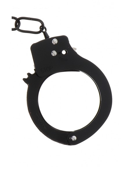  Menottes métal noires - Toy Joy - Men Avenue - SexShop Gay