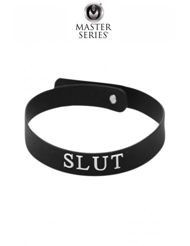  Collier en silicone SLUT - Men Avenue - SexShop Gay