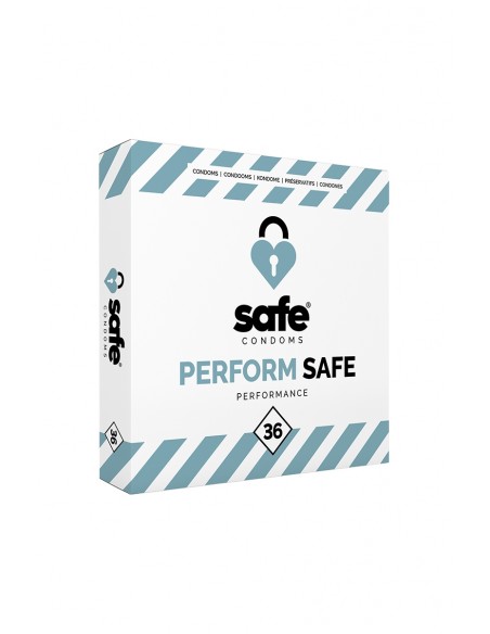  36 préservatifs Safe Performance - Men Avenue - SexShop Gay