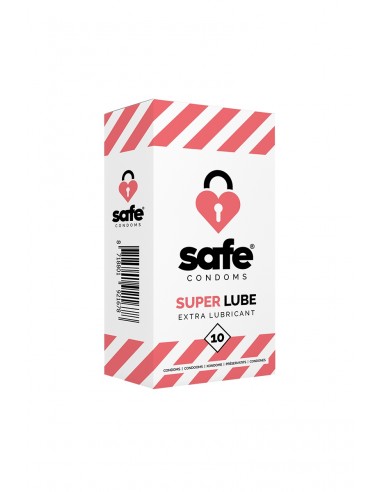  10 préservatifs Safe Super Lube - Men Avenue - SexShop Gay