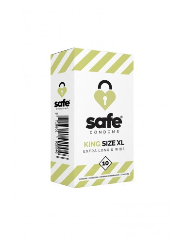  10 préservatifs Safe King Size XL - Men Avenue - SexShop Gay