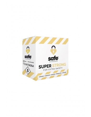  5 préservatifs Safe Super Strong - Men Avenue - SexShop Gay