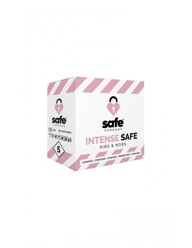  5 préservatifs Safe Intense - Men Avenue - SexShop Gay