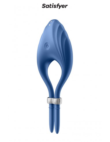  Anneau vibrant Duelist bleu - Satisfyer - Men Avenue - SexShop Gay
