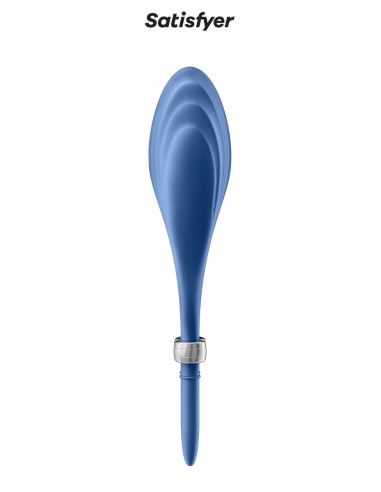  Anneau vibrant Duelist bleu - Satisfyer - Men Avenue - SexShop Gay