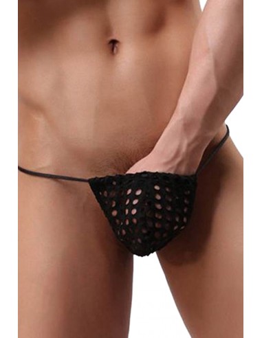  String ficelle noir - Paris Hollywood - Men Avenue - SexShop Gay