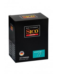  100 préservatifs Sico SPERMICIDE - Men Avenue - SexShop Gay