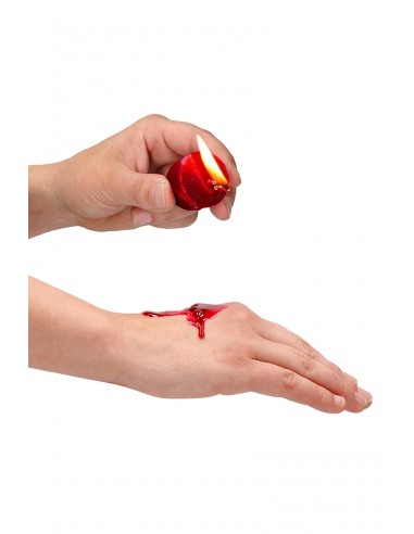  4 bougies SM rouges parfumées - Ouch! - Men Avenue - SexShop Gay