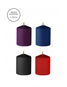  4 bougies SM parfums variés - Ouch! - Men Avenue - SexShop Gay
