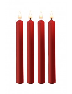  4 bougies SM rouges Large - Ouch! - Men Avenue - SexShop Gay