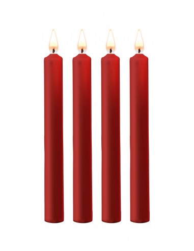  4 bougies SM rouges Large - Ouch! - Men Avenue - SexShop Gay