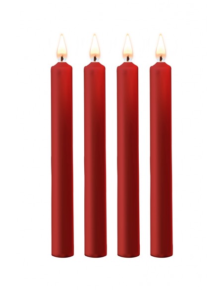  4 bougies SM rouges Large - Ouch! - Men Avenue - SexShop Gay