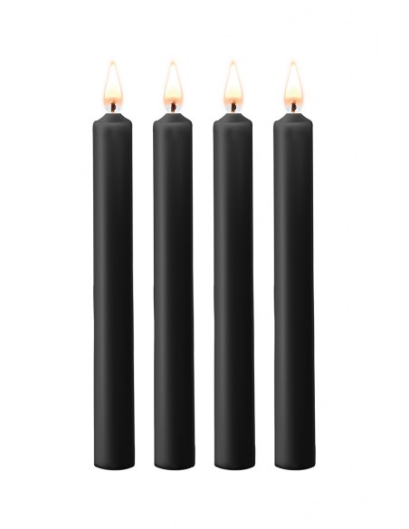  4 bougies SM noires Large - Ouch! - Men Avenue - SexShop Gay