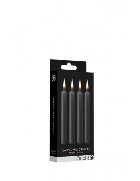  4 bougies SM noires - Ouch! - Men Avenue - SexShop Gay