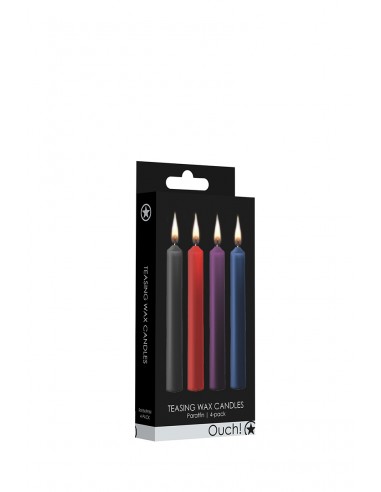  4 bougies SM colorées - Ouch! - Men Avenue - SexShop Gay