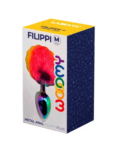  Plug métal Filippi Rainbow M - Wooomy - Men Avenue - SexShop Gay