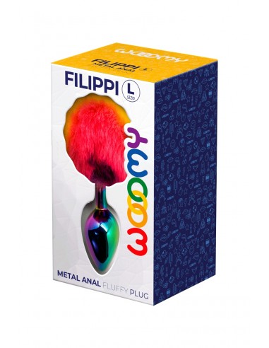  Plug métal Filippi Rainbow L - Wooomy - Men Avenue - SexShop Gay