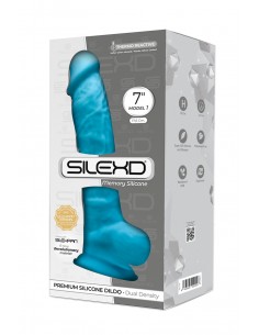  Gode double densité bleu 17,5 cm - SilexD - Men Avenue - SexShop Gay 2