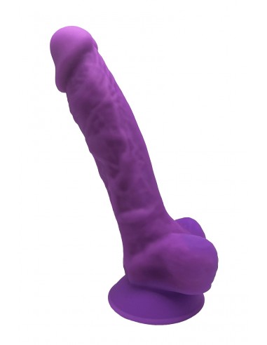  Gode double densité violet 17,5 cm - SilexD - Men Avenue - SexShop Gay