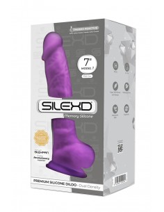  Gode double densité violet 17,5 cm - SilexD - Men Avenue - SexShop Gay 2