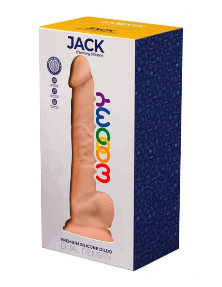  Gode silicone double densité Jack - Wooomy - Men Avenue - SexShop Gay