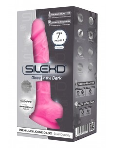  Gode phosphorescent double densité 17,6cm - SilexD - Men Avenue - SexShop Gay 2