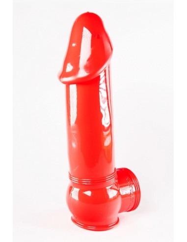  Gaine de pénis semi-réaliste rouge 19x4,5 cm - Zizi - Men Avenue - SexShop Gay