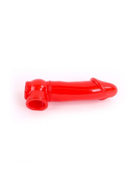  Gaine de pénis semi-réaliste rouge 19x4,5 cm - Zizi - Men Avenue - SexShop Gay