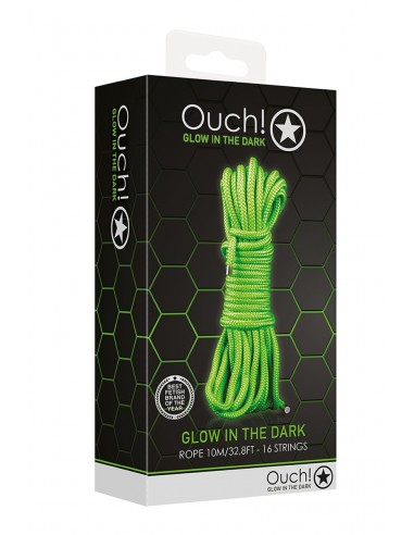  Corde de bondage phosphorescente 10m - Ouch - Men Avenue - SexShop Gay