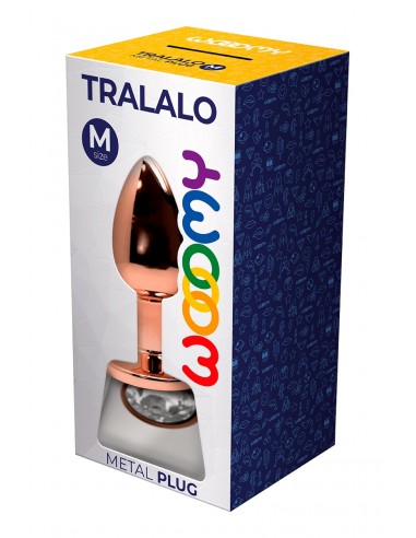  Plug bijou Tralalo transparent M - Wooomy - Men Avenue - SexShop Gay
