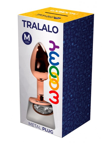  Plug bijou Tralalo transparent M - Wooomy - Men Avenue - SexShop Gay