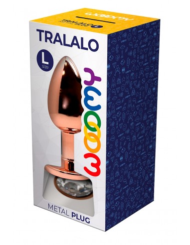  Plug bijou Tralalo transparent L - Wooomy - Men Avenue - SexShop Gay
