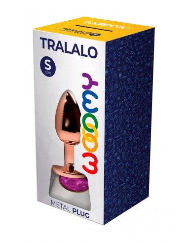  Plug bijou Tralalo rose S - Wooomy - Men Avenue - SexShop Gay