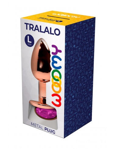  Plug bijou Tralalo rose L - Wooomy - Men Avenue - SexShop Gay