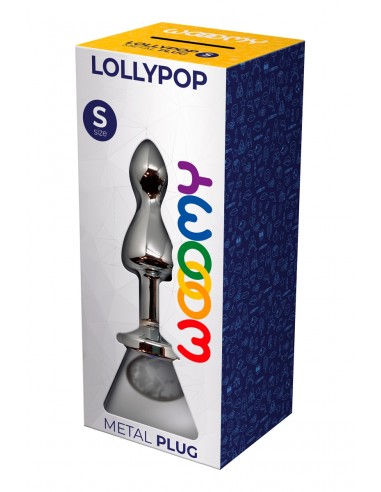  Plug bijou Lollypop transparent S - Wooomy - Men Avenue - SexShop Gay
