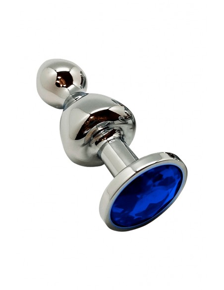  Plug bijou Lollypop bleu M - Wooomy - Men Avenue - SexShop Gay