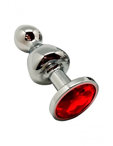  Plug bijou Lollypop rouge L - Wooomy - Men Avenue - SexShop Gay