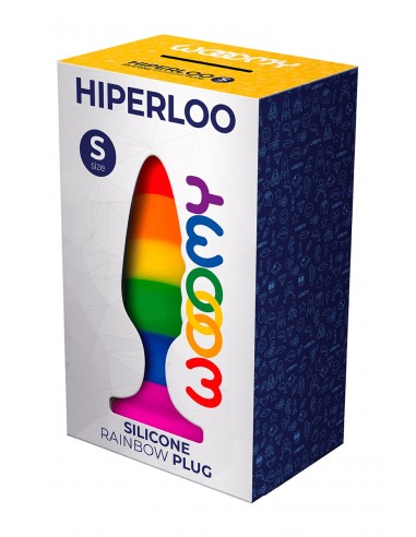  Plug arc en ciel Hiperloo S - Wooomy - Men Avenue - SexShop Gay