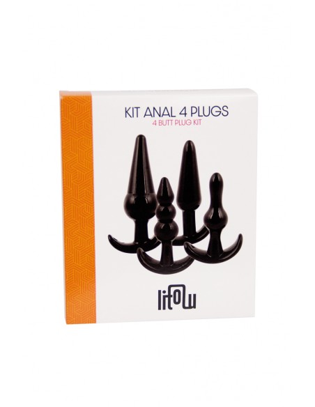  kit d'entrainement anal 4 plugs - Litolu - Men Avenue - SexShop Gay