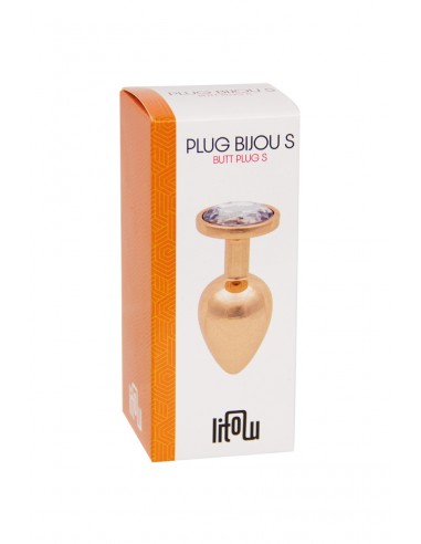  Plug bijou rose gold S - Litolu - Men Avenue - SexShop Gay