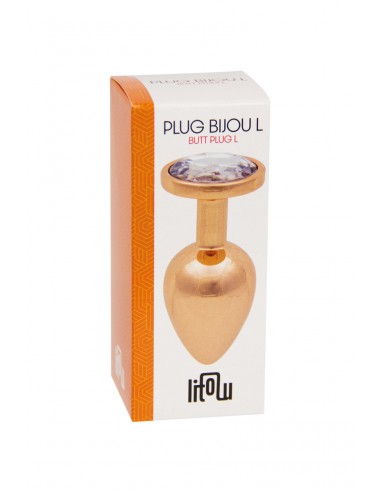  Plug bijou rose gold L - Litolu - Men Avenue - SexShop Gay