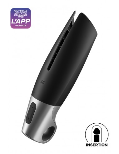  Masturbateur Power Masturbator Connecté -  Satisfyer - Men Avenue - SexShop Gay