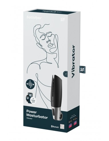  Masturbateur Power Masturbator Connecté -  Satisfyer - Men Avenue - SexShop Gay