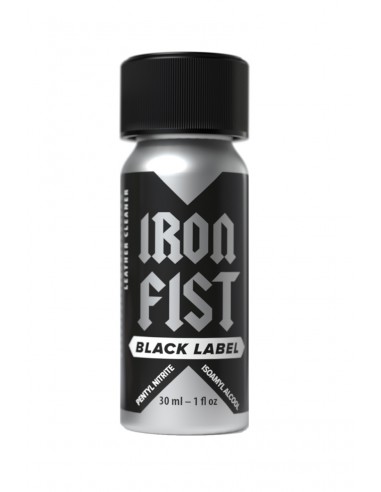  Poppers Iron Fist Black Label 30ml - Men Avenue - SexShop Gay