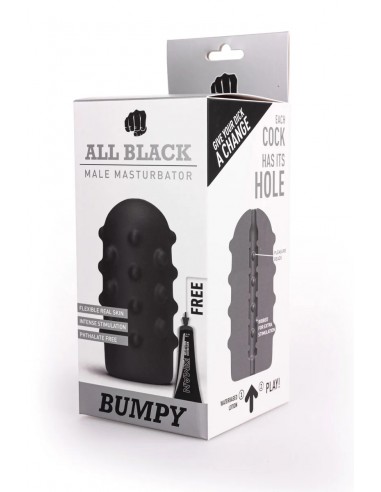  Masturbateur Bumpy - All Black - Men Avenue - SexShop Gay