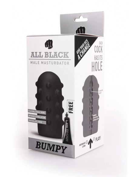  Masturbateur Bumpy - All Black - Men Avenue - SexShop Gay